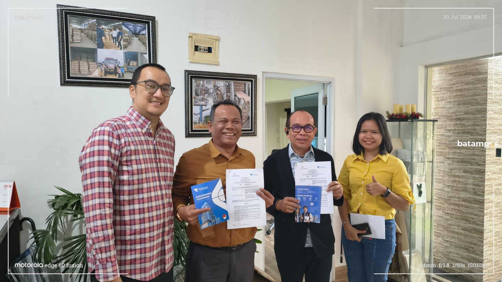 POLTEVARA Gandeng Perusahaan Palm Oil Factory untuk Program Magang Mahasiswa