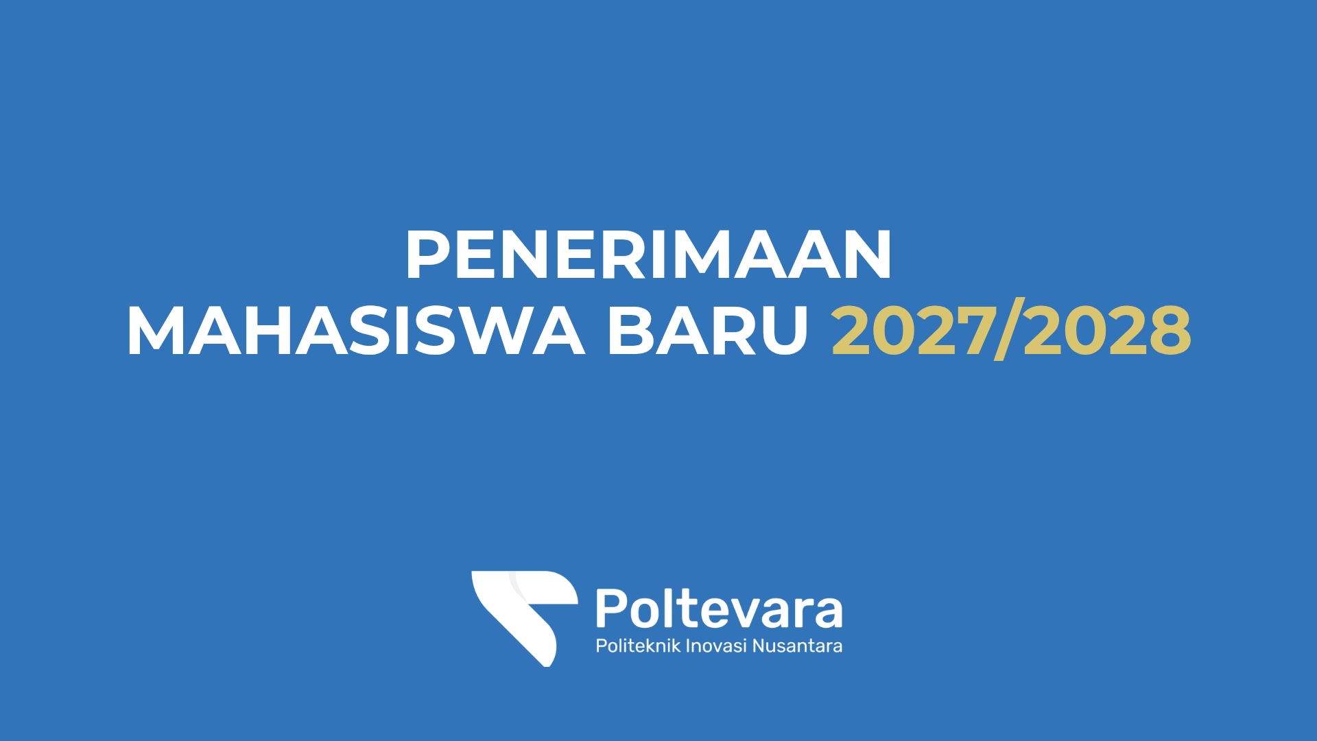 PMB 2027/2028 Telah Dibuka